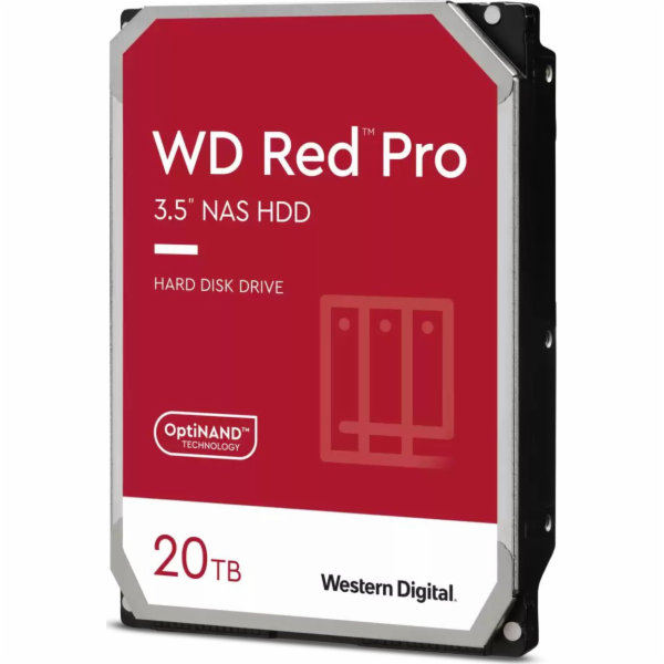 WD RED Pro NAS WD201KFGX 20TB SATAIII/600 512MB cache, 26...