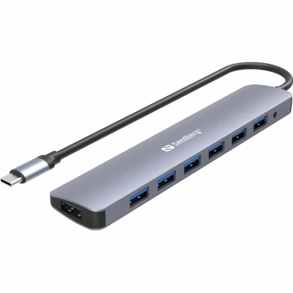 Sandberg 136-40 USB-C na 7 x USB 3.0 Hub