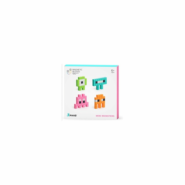 PIXIO Mini Monsters magnetická stavebnice