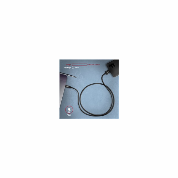 AXAGON BUMM3-CM10AB, SPEED kabel Micro-B USB <-> USB-C, 1...