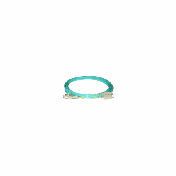 Duplexní patch kabel MM 50/125, OM3, SC-SC, LS0H, 2m