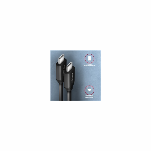 AXAGON BUCM-CM10TB, TWISTER kabel USB-C <-> USB-C, 0.6m, ...