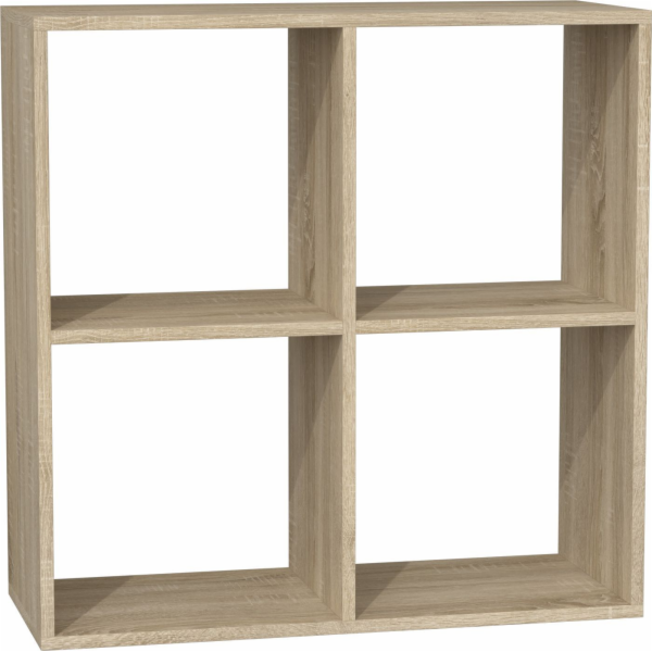 Topeshop MALAX 2X2 SONOMA knihovna do obývacího pokoje