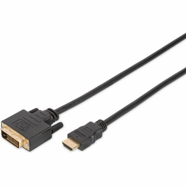 Digitus HDMI adapter cable, type A-DVI(18+1) M/M, 2.0m, F...