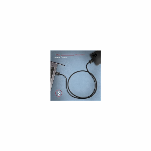 AXAGON BUMM3-AM10AB, SPEED kabel Micro-B USB <-> USB-A, 1...