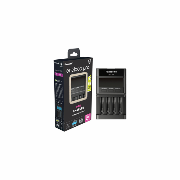 Panasonic Eneloop LCD PRO Charg. BQ-CC65 ERP without Batt...