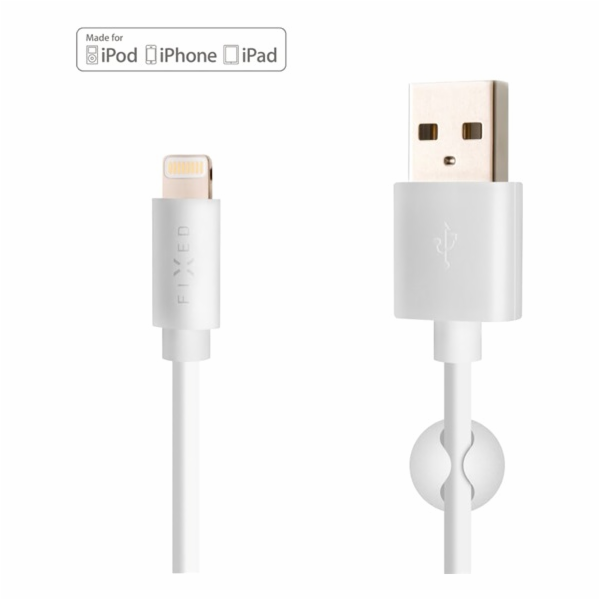 FIXED 1m Lightning kabel,bílý FIXD-UL-WH