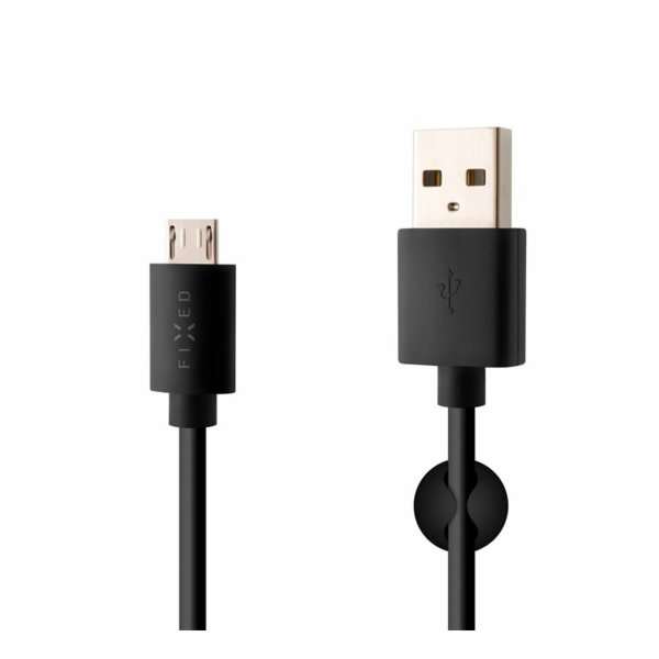 Fixed 2m microUSB kab,černý FIXD-UM2M-BK