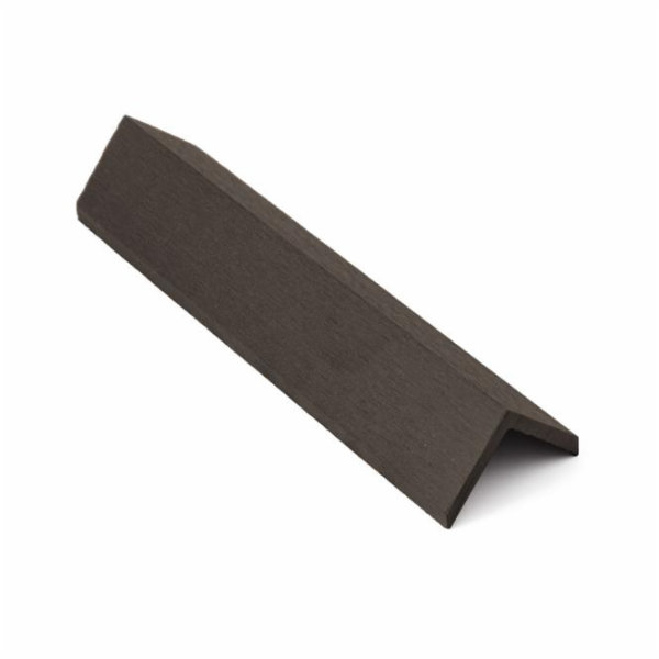 Zakončovací lišta G21 Dark Wood 4,5 x 4,5 x 300 cm, mat. WPC