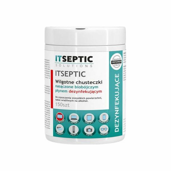 ITSEPTIC wet disinfectant wipes for electrical appliances...