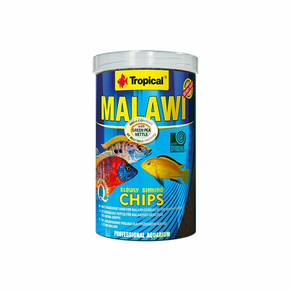 TROPICAL Malawi Chips - food for aquarium fish - 1000 ml ...