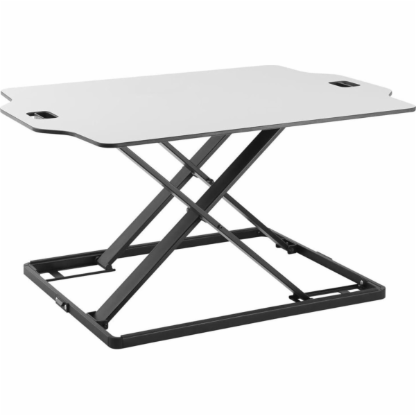 Ergo Office ultra thin sit/stand desk converter  white  w...