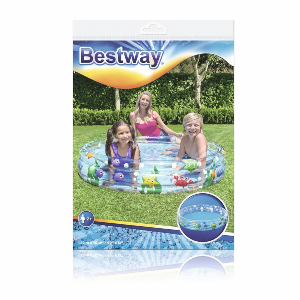 Bestway 51004 Deep Dive 3-Ring Pool