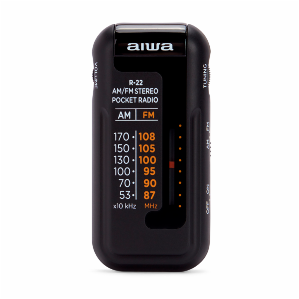 Aiwa R-22BK radio Personal Analog Black