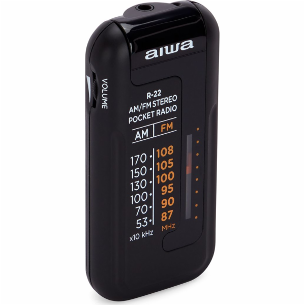 Aiwa R-22BK radio Personal Analog Black