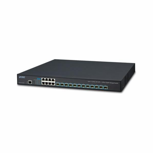 Planet XGS-6350-12X8TR L3 switch, 8x1Gb, 12x10Gb SFP+, Qo...