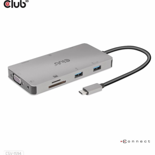 Club 3D USB-C (CSV-1594) rozbočovač