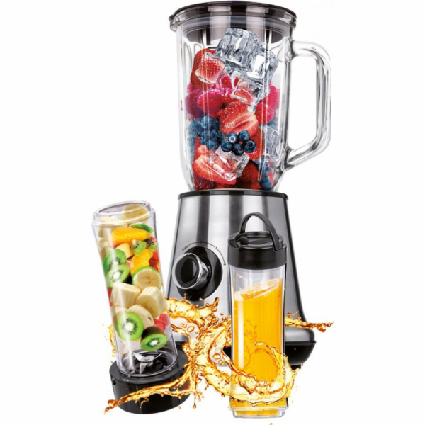 MPM MBL-15M mixér 1 L Stolní mixér 450 W Nerez