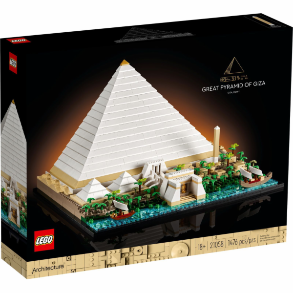 LEGO ARCHITECTURE 21058 VELKÁ PYRAMIDA V GÍZE