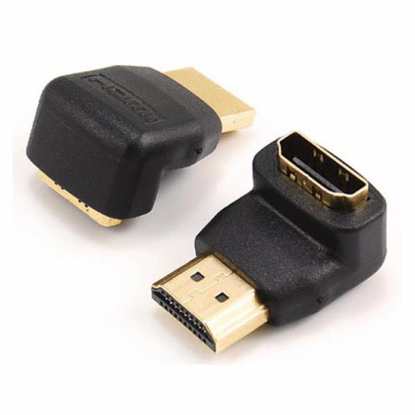 Sbox AD.HDMI-F/M-90/R HDMI M.->HDMI F.90