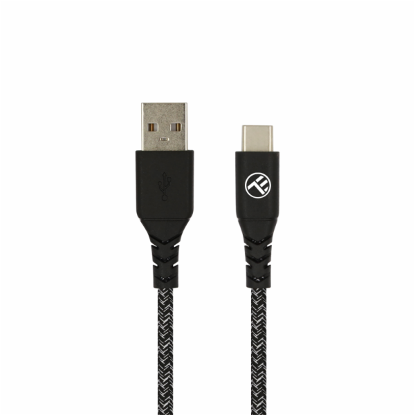 Tellur Green Data cable USB to Type-C 3A 1m nylon black