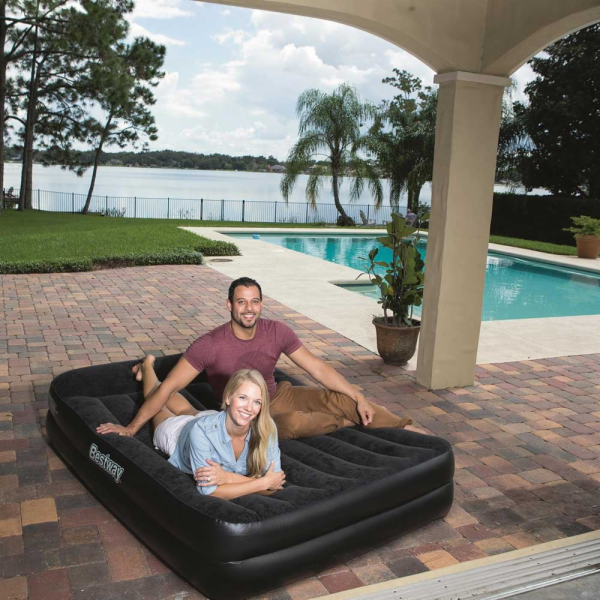 Bestway Air Bed Komfort Queen dvoulůžko černá 203 x 152 x...