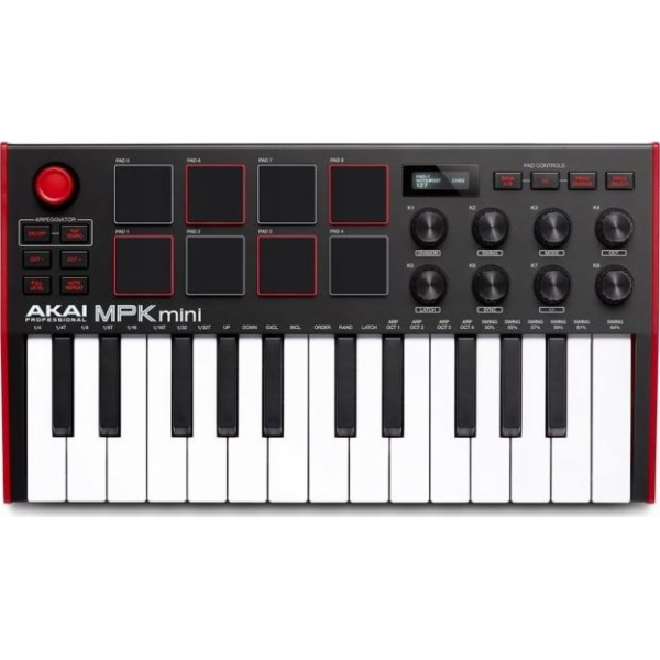 AKAI MPK Mini MK3 Control keyboard Pad controller MIDI US...