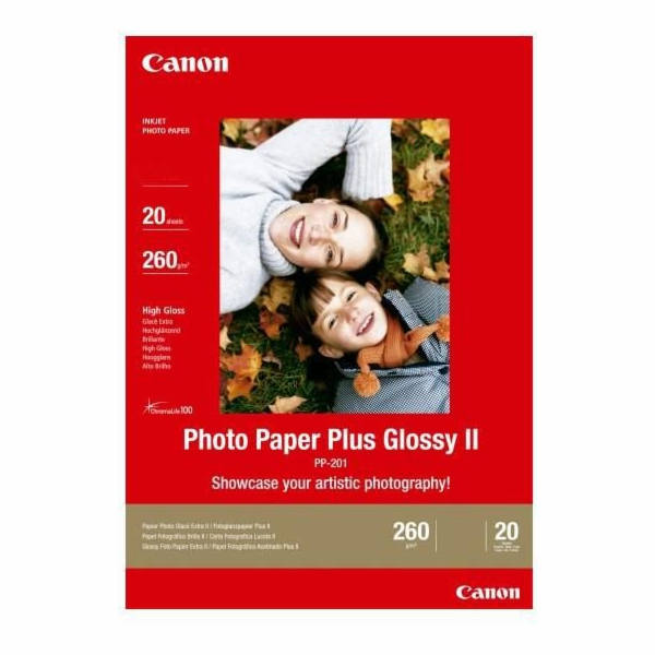 Canon&nbsp;PP-201&nbsp;A&nbsp;4&nbsp;20&nbsp;listu&nbsp;&nbsp;265&nbsp;g&nbsp;foto&nbsp;papir&nbsp;lesk&nbsp;Plus&nbsp;II