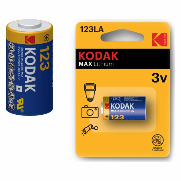 Baterie Kodak 123LA MAX Lithium