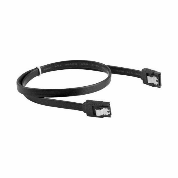 LANBERG SATA III datový kabel (6GB/S) F / F 50cm, kovová ...