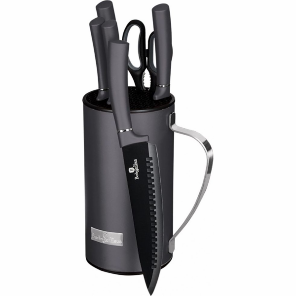 BerlingerHaus sada nožů ve stojanu 7ks BH-2600 Carbon PRO