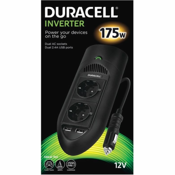 Duracell 175W Twin EU Socket Inverter DRINV15-EU Duracell...