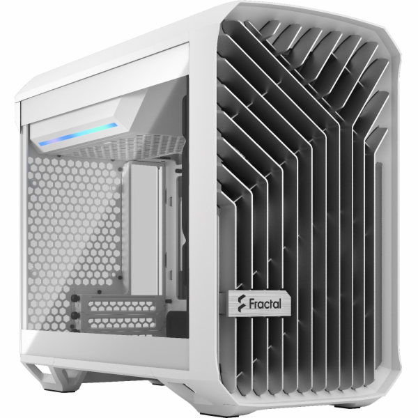 Fractal Design Torrent Nano White TG Clear Tint/Micro Tow...