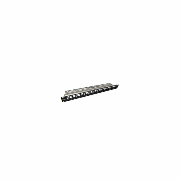 Solarix 19" Neosazený modulární patch panel 24 portů 1U S...
