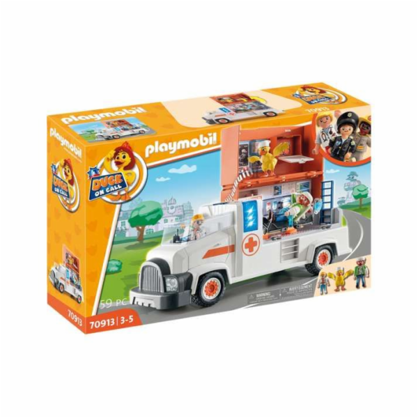 Záchranářské vozidlo Playmobil, Duck on Call, 59 dílků | ...