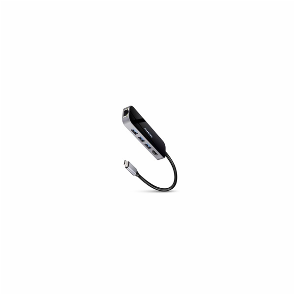 AXAGON HMC-6GL, USB 3.2 Gen 1 hub, porty 3x USB-A, HDMI 4...