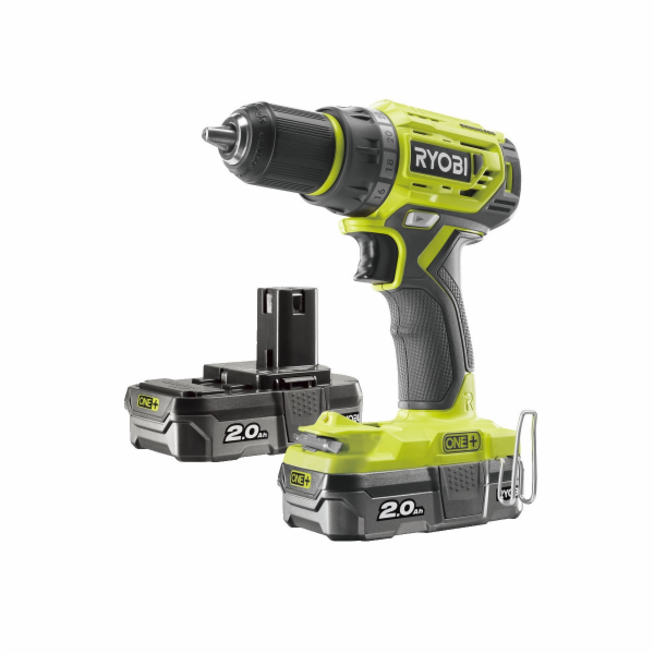 Ryobi ONE+ Akku-Bohrschrauber R18DD7-220S, 18Volt (grün/s...