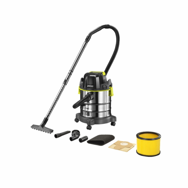 Ryobi R18WDV-0 18 V ONE+, Nass-/Trockensauger (schwarz/ed...