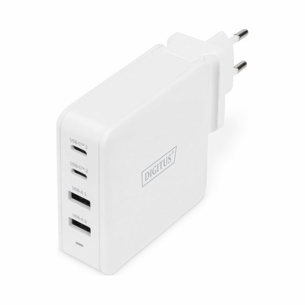 DIGITUS 4-port.USB nabíj.adaptér univerzální USB-C /USB A...