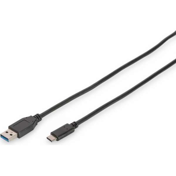 Digitus USB Type-C connection cable, type C to A M/M, 1.0...