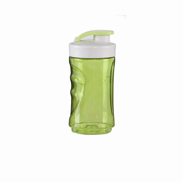 Láhev na smoothie DOMO - transparentní zelená 300 ml