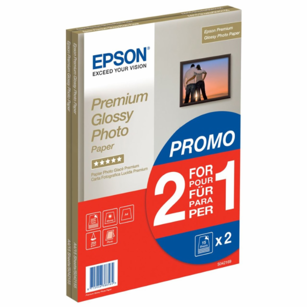 Epson C13S042169 paper A4 - 255g/m2 - 2x15sheets - photo ...