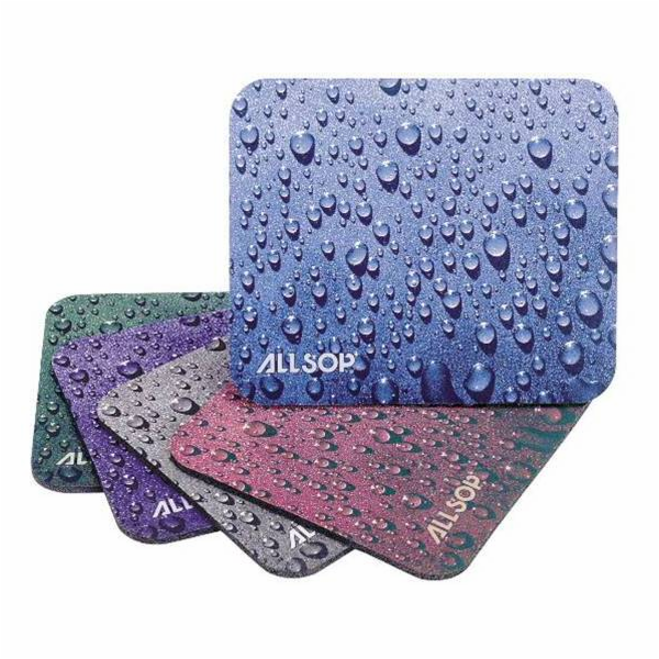 Allsop podložka pod myš, kapky - modrá