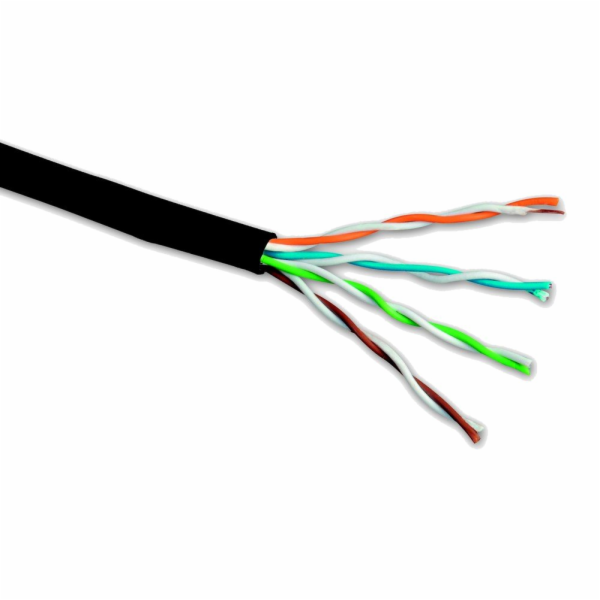 Venkovní instalační kabel Solarix CAT5E UTP PE Fca 305m/box