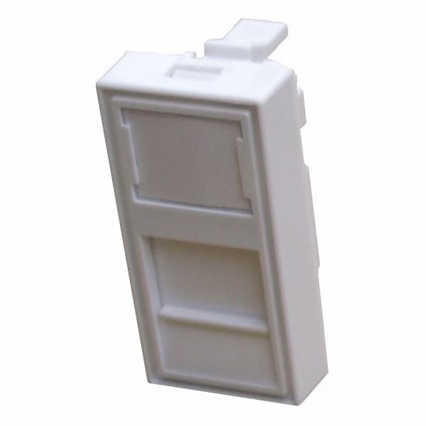 DATACOM Modul 45x22,5mm do parapet.lišty s clonkou,bílý