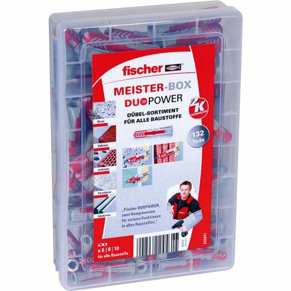 fischer master box DuoPower sada hmoždinek DuoPower 6 8 1...