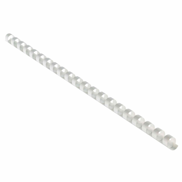EUROSUPPLIES plastové hřbety/ formát A4/ 51mm/ bílé/ 50 pack
