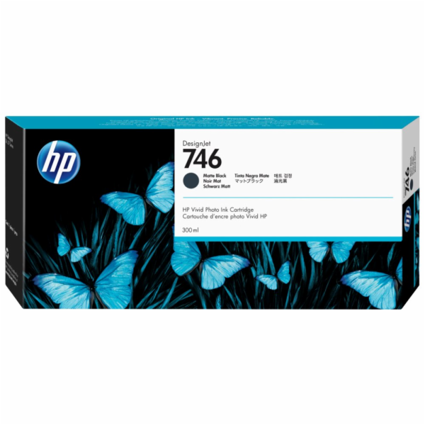 HP 746 300-ml Matte Black Ink Cartridge