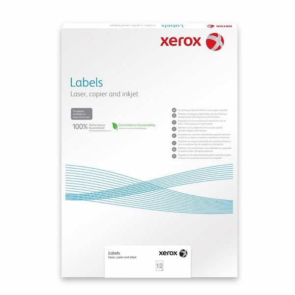 Plastový samolepicí materiál Xerox PNT Label - Gloss Whit...