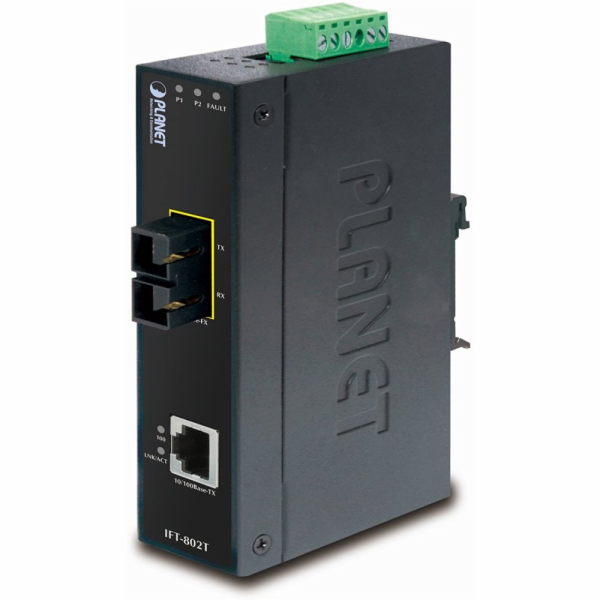 Planet IFT-802TS15 optický konvertor, SC singlemode 15km,...
